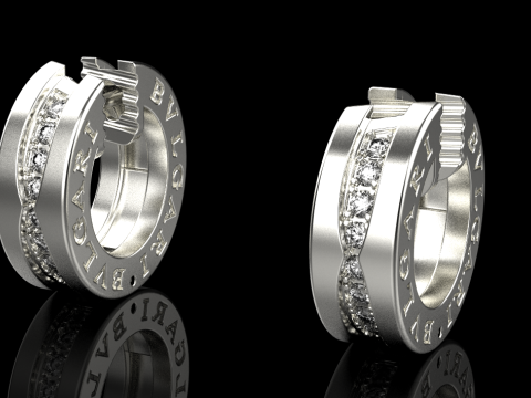 Earrings 80082 3D 모델