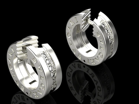 Earrings 80082 3D Model