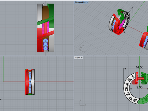 Earrings 80082 3D 모델