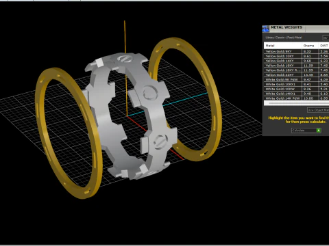 Ring 80000 3D Model
