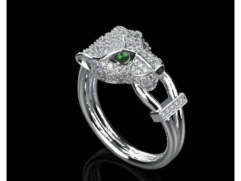 Panther Ring 75031 3D Model