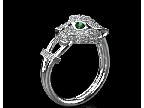 Panther Ring 75031 3D Model