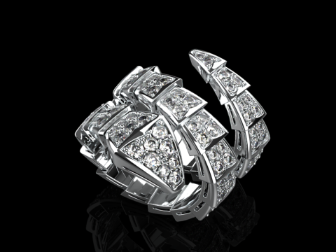 Serpent Ring 75041 3D Model