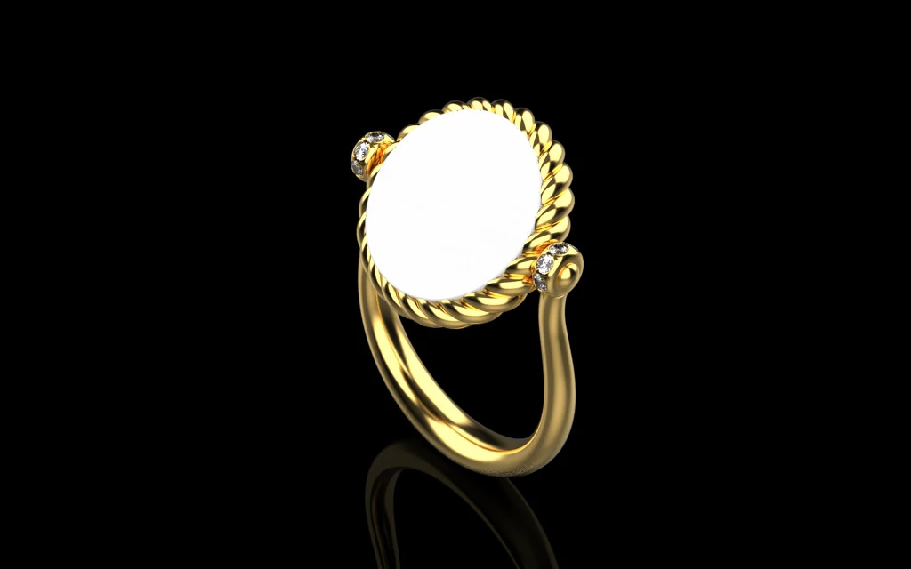 Ring 29098 3D Model .c4d .max .obj .3ds .fbx .stl .blend 