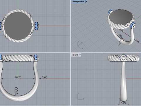 Ring 29098 3D Model