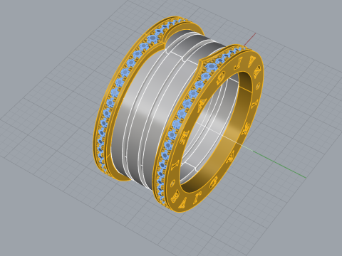 Ring 29039 3D Модель