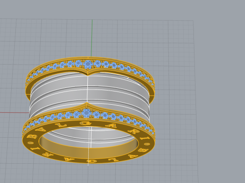 Ring 29039 3D Модель