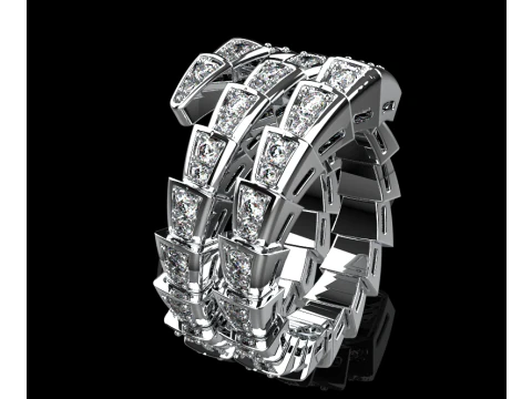 Serpent Ring 29120 3D Model