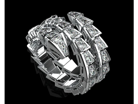 Serpent Ring 29120 3D Model
