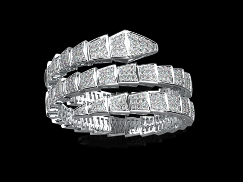 Serpent Ring 29161 3D Model