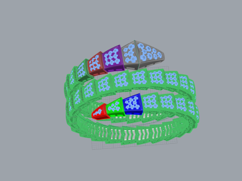 Serpent Ring 29161 3D Model