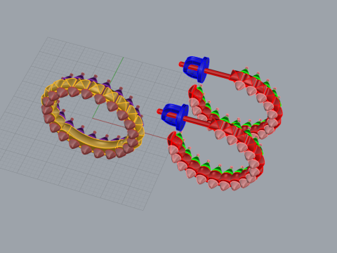 Ring and Earrings 29202 3D Model