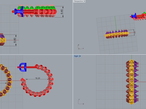 Ring and Earrings 29202 3D Model
