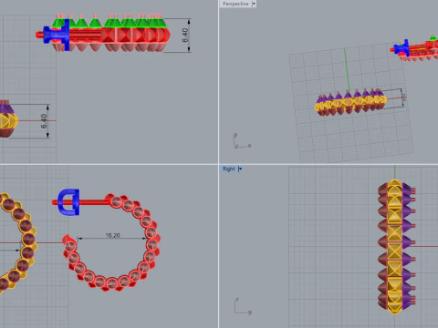 Ring and Earrings 29202 3D Model