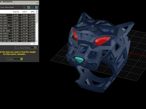 Panther Ring 29228 Model 3D