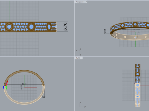 Bracelet 29261 3D Model