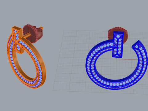 Earrings 29413 3D Модель