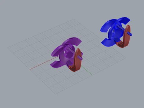 Earrings 30393 3D Model