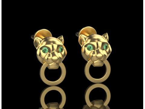 Earrings 30319 3D Model