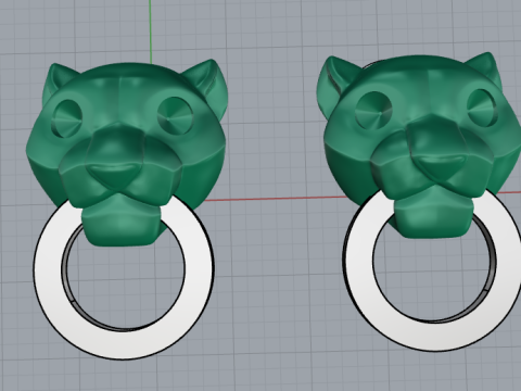 Earrings 30319 3D Модель