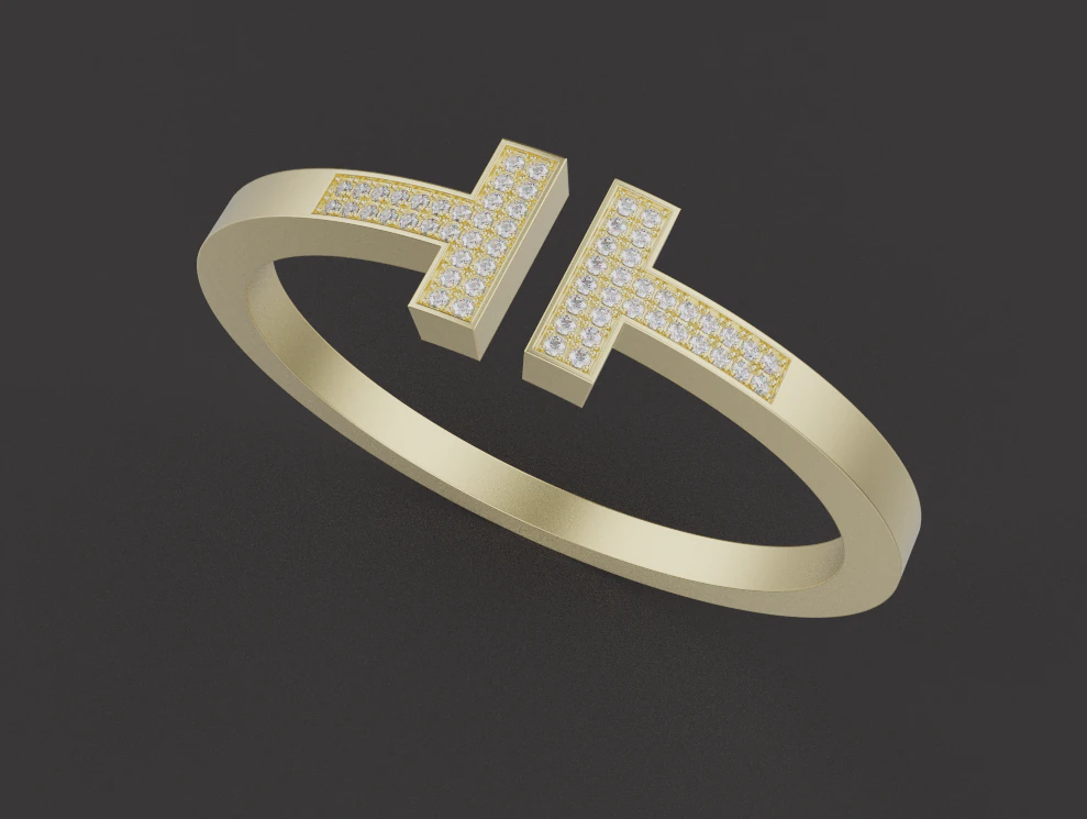 Bracelet 30366 3D Model .c4d .max .obj .3ds .fbx .stl .blend 