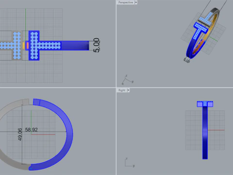 Bracelet 30366 3D Model