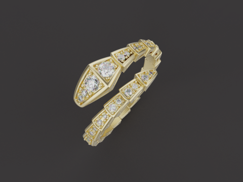 Serpent Ring 30477 3D-Modell