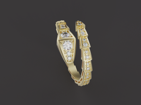 Serpent Ring 30477 3D Model