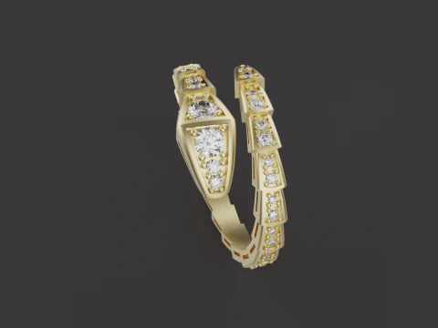 Serpent Ring 30477 3D Model