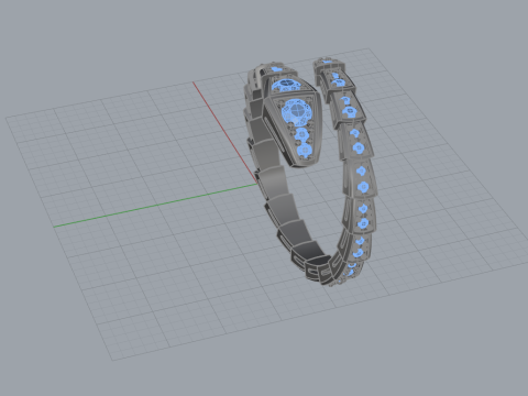 Serpent Ring 30477 3D Model