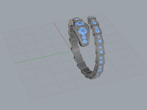 Serpent Ring 30477 3D Model