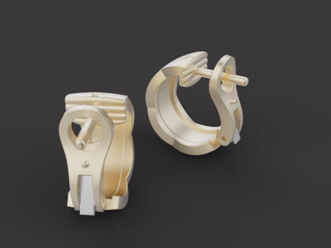 Earrings 30549 3D Model