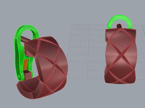 Earrings 30549 3D Model