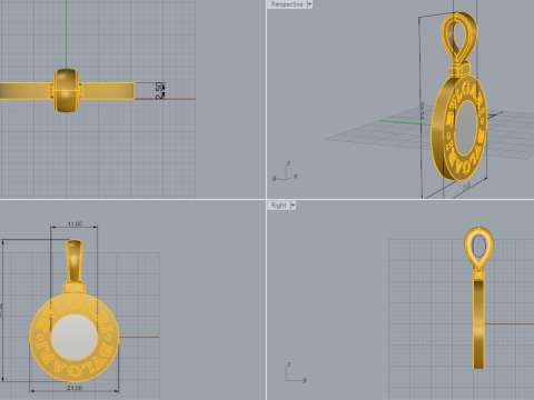 Pendant 30576 3D Model
