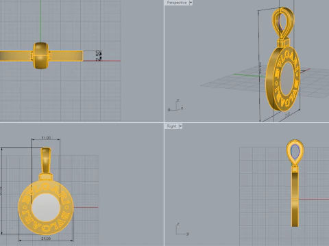 Pendant 30576 3D Model