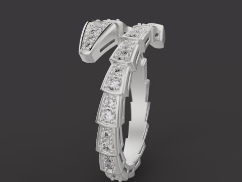 Serpent Ring 30809 Model 3D