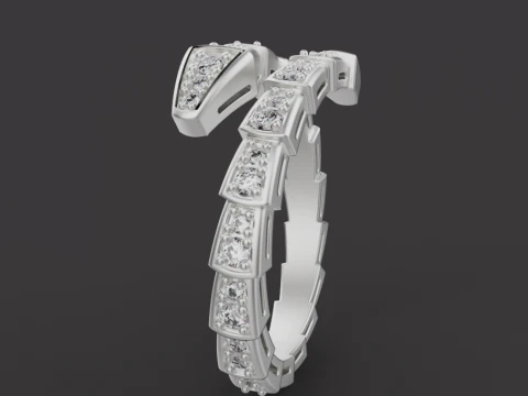 Serpent Ring 30809 3D Model