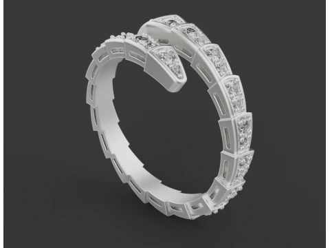 Serpent Ring 30809 3D Model