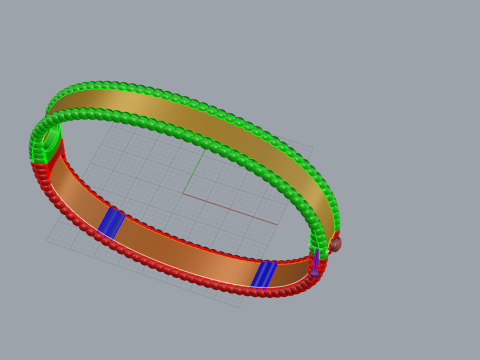 Bracelet 30450 Modèle 3D