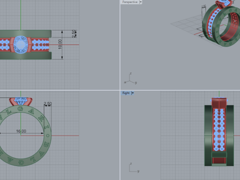 Ring 30829 3D Model