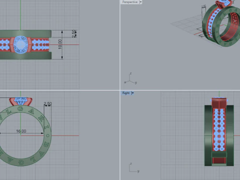 Ring 30829 3D Model