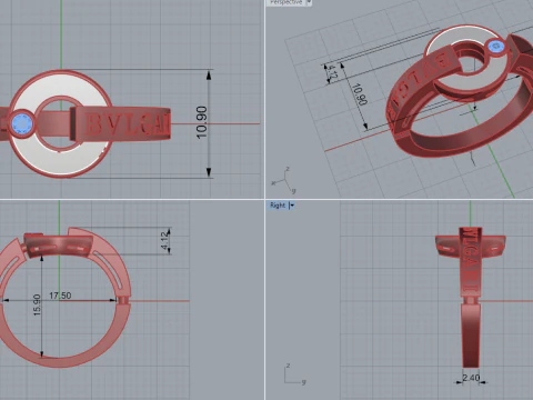 Ring 30148 3D Model