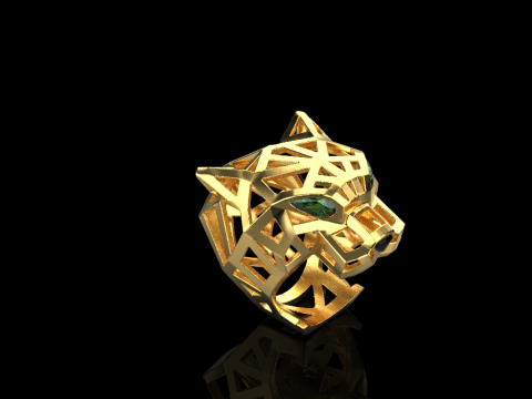 Panther Ring 51040 3D 模型