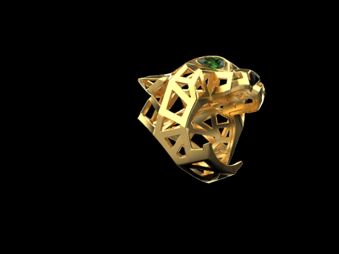 Panther Ring 51040 3D 模型