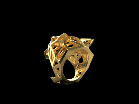 Panther Ring 51040 3D 模型