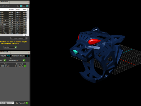 Panther Ring 51040 3D 模型