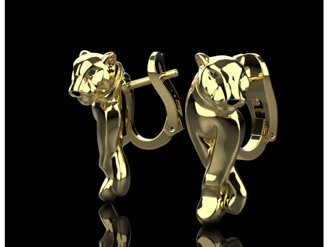 Earrings 50933 Modèle 3D