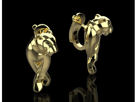 Earrings 50933 3D Model