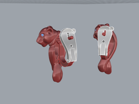 Earrings 50933 3D Model