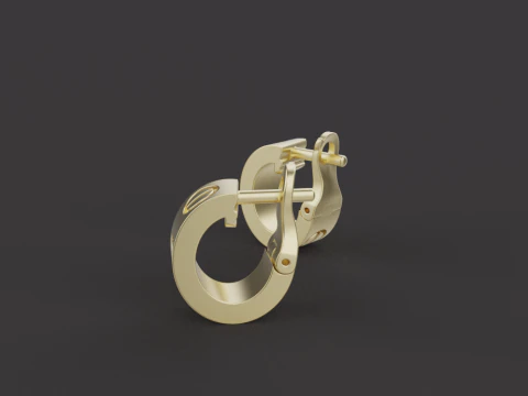 Earrings 52084 3D Model